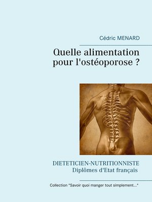 cover image of Quelle alimentation pour l'ostéoporose ?